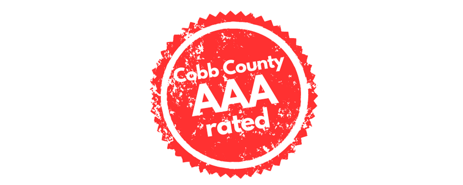 Rating agencies give Cobb a triple AAA financial rating for the 26th